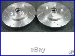 Toyota Starlet Glanza Ep91 Ep82 Rear Brake Disc Drilled Grooved No Abs