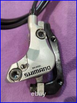 VGC Shimano Deore LX disc brakes brakeset BR-m585 front rear pair 160mm RT75