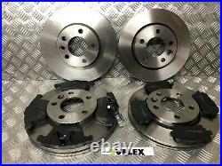 VW Caravelle Transporter T5 Front & Rear Brake Discs With Pads 2003-2015