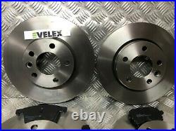VW Caravelle Transporter T5 Front & Rear Brake Discs With Pads 2003-2015