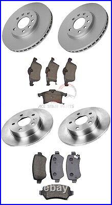 Vauxhall Astra H Mk5 Front & Rear Brake Discs And Pads Set New 5stud 2004-2009