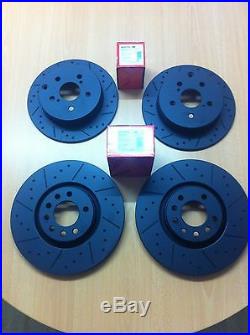 Vauxhall Astra VXR 2.0T mk5 Front Rear MTEC Black Edition Brake Discs And Pads