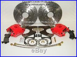 Wilwood GM G-Body Rear Disc Brake Conversion Kit Drilled & Slotted Rotors