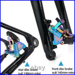 ZOOM Hydraulic Bicycle Front Rear Disc Brake Set MTB Mountain Bike Oil Disc Tool