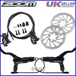 ZOOM Power-Off E-Bike 4-Piston Hydraulic Disc Brakes Front & Rear G3 160mm Rotor